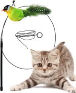 ⁦لعبة طائر تصدر صوت للقطط بحساس حركة – لعبة تفاعلية على شكل طائر للقطط المنزلية⁩ - الصورة ⁦5⁩